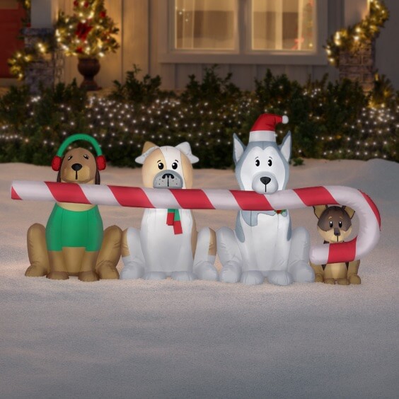 dog christmas decorations 
